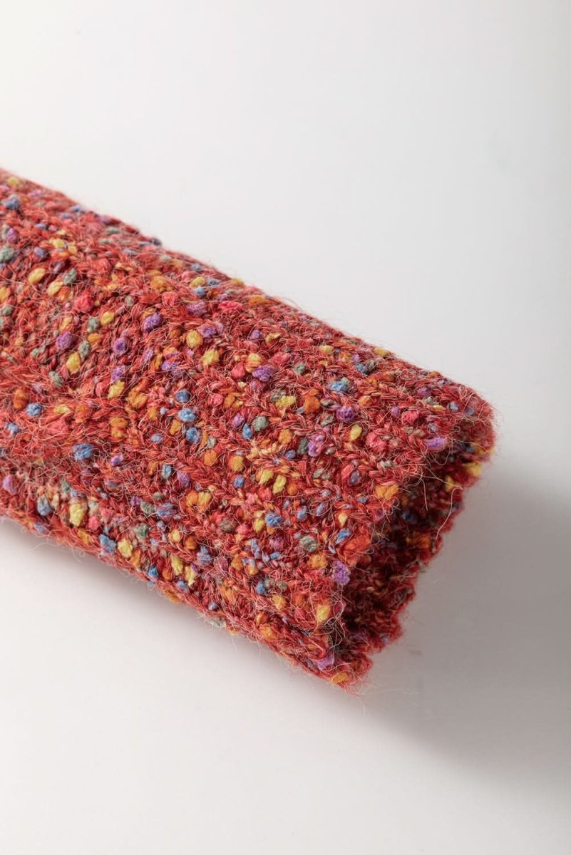 Multicolour Colorful Confetti Wool Ball Knitted Sweater - Love Salve